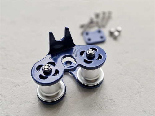  Ролик GURU Treck V2 для навесной переправы синий в Владимире  