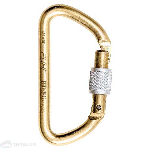  Карабин Ринг сталь трапеция (keylock) 5000 (3шт) в Владимире  