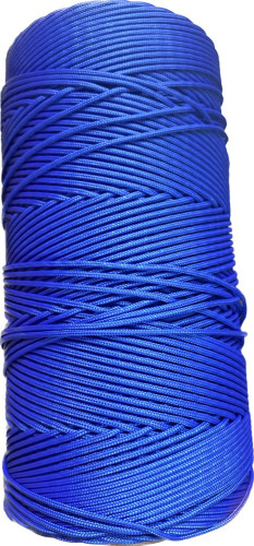  Шнур ПА плетеный 16-ти пр.с ПА серд.d 4 мм синий в Владимире  