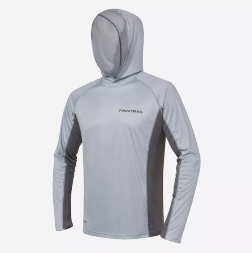 Лонгслив Finntrail мужской Wave Big Logo 6614 Grey в Владимире