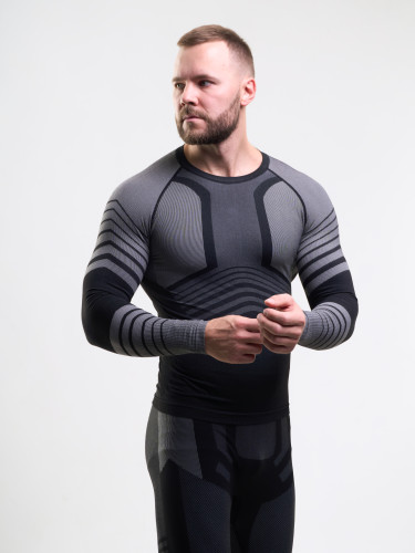 Комплект термобелья X-LINE (sport) мужской черный с серым NEW в Владимире