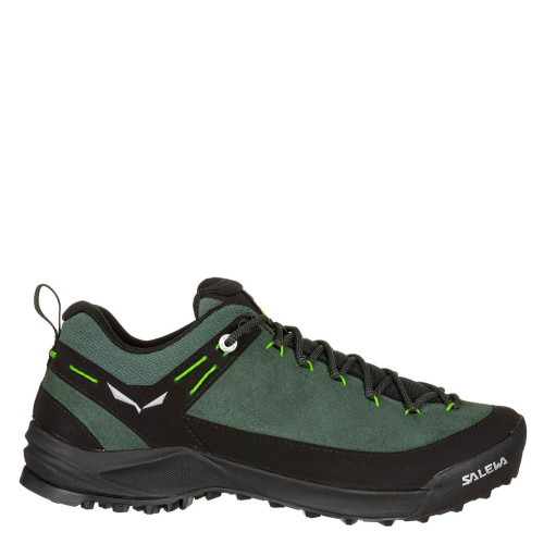 Купить ботинки salewa ms wildfire leather raw green/black в Владимире