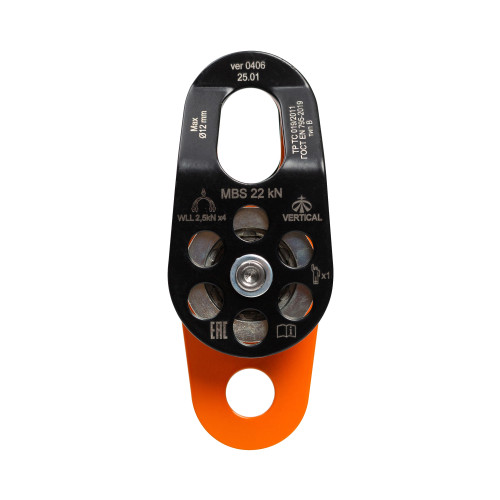  Блок-ролик Вертикаль двойной сталь с подшипником в Владимире  