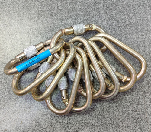  Карабины Ринг сталь овал (keylock) 3000 (10шт) в Владимире  