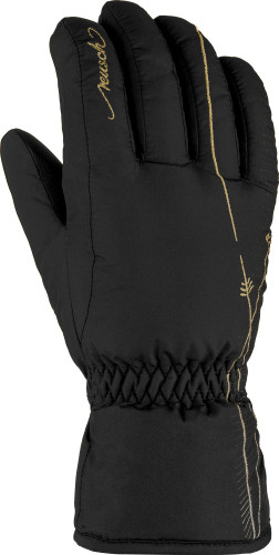 Перчатки Reusch Yana Black/Gold в Владимире
