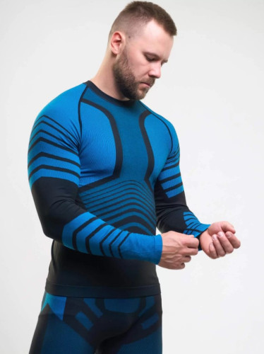 Комплект термобелья X-Line Sport мужской черный с синим NEW в Владимире