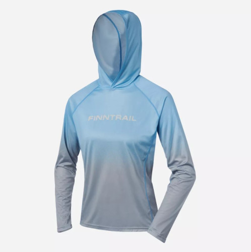 Лонгслив Finntrail женский Venus Hood W 6621 LightBlue в Владимире
