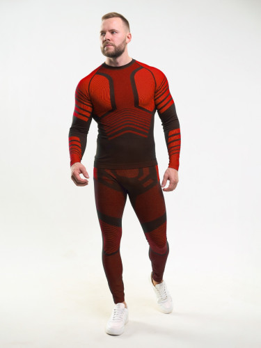 Комплект термобелья X-LINE (sport) мужской черный с красным NEW в Владимире