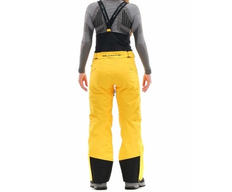 Брюки горнолыжные Dragonfly Gravity Premium Woman Yellow-Dark Ocean в Владимире