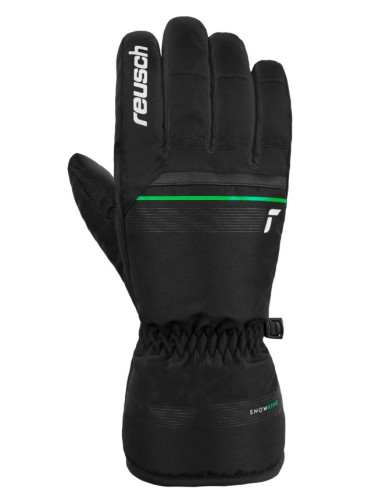 Перчатки Reusch Snow King Black/Neon Green в Владимире