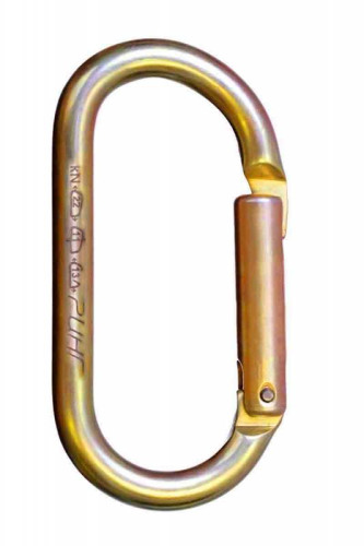  Карабин Ринг сталь овал с прямой защелкой (keylock) 22 кН в Владимире  