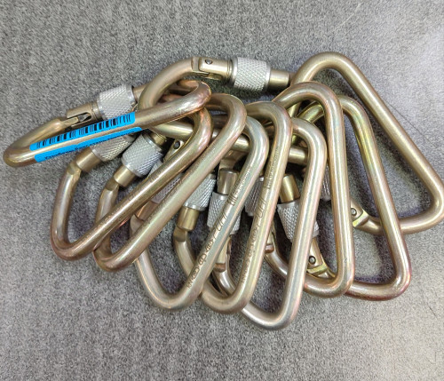  Карабины Ринг сталь трапеция (keylock) 5000 (10шт) в Владимире  