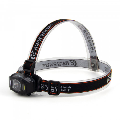 Фонарь налобный Следопыт SPUTNIK",1 LED+2 COB