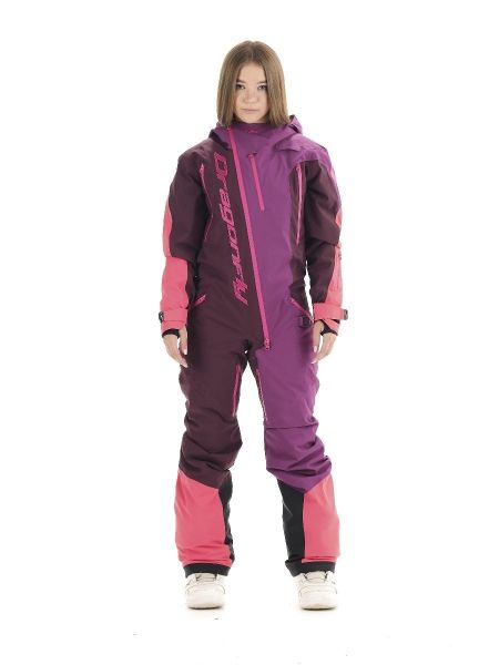 Комбинезон сноубордический Dragonfly Premium Woman Purple&Brown в Владимире