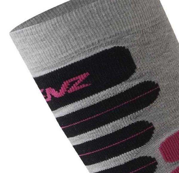 Купить Носки LENZ Skiing 2.0 Light Grey/Pink в Владимире