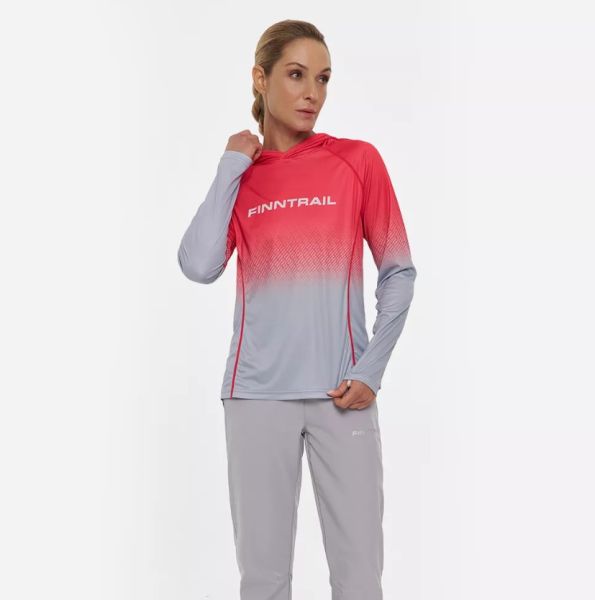 Лонгслив Finntrail женский Venus Hood W 6621 Rosy в Владимире