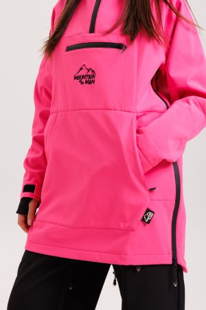 Анорак сноубордический MountainMan Barbie розовый неон в Владимире