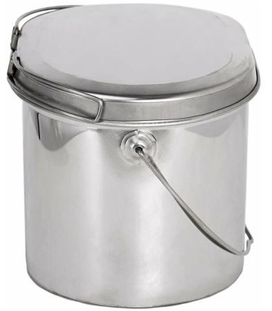 Котел Роза Ветров 2,2л.низкий нерж.крышка с ручками