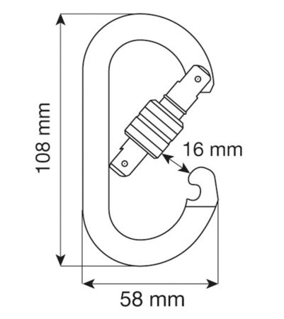  Карабин Camp Oval Standart-Lock в Владимире  