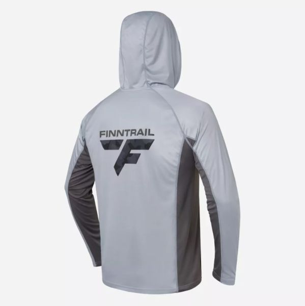 Лонгслив Finntrail мужской Wave Big Logo 6614 Grey в Владимире