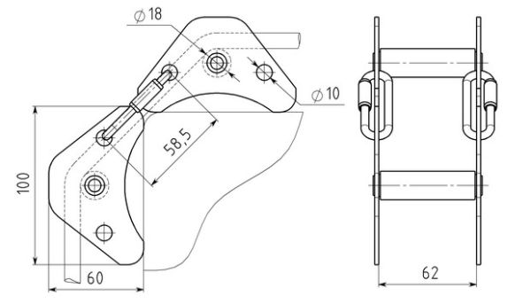 Комплект роликов Вертикаль для перегиба в Владимире  