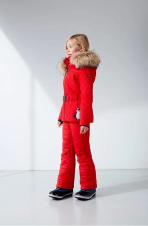 Куртка горнолыжная Poivre Blanc с иск.мехом W21-1003-JRGL/A красный в Владимире