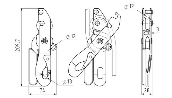  Стопор-десантер Вертикаль ver 0305 в Владимире  