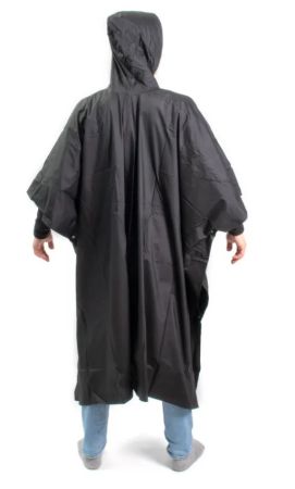 Плащ-дождевик Следопыт плотный PVC 129х137см черный