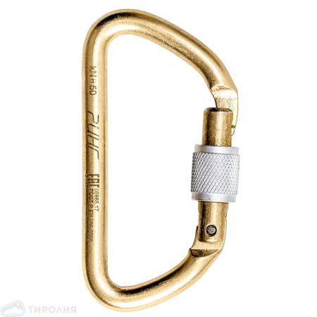  Карабины Ринг сталь трапеция (keylock) 5000 (10шт) в Владимире  