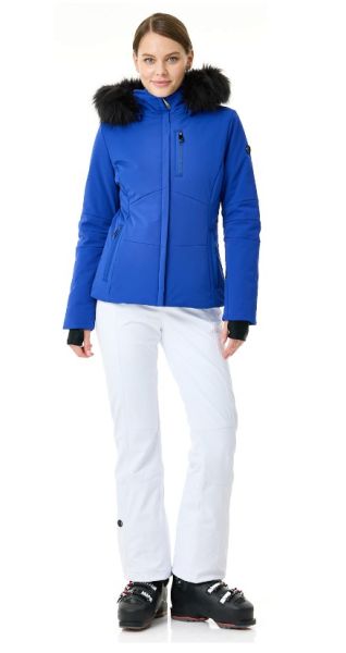 Куртка горнолыжная Poivre Blanc с иск.мехом W24-0802-WO/A синий в Владимире