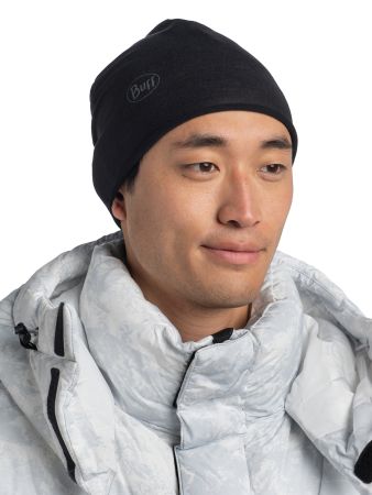 Шапка Buff Polar&Ecostretch Solid Black в Владимире