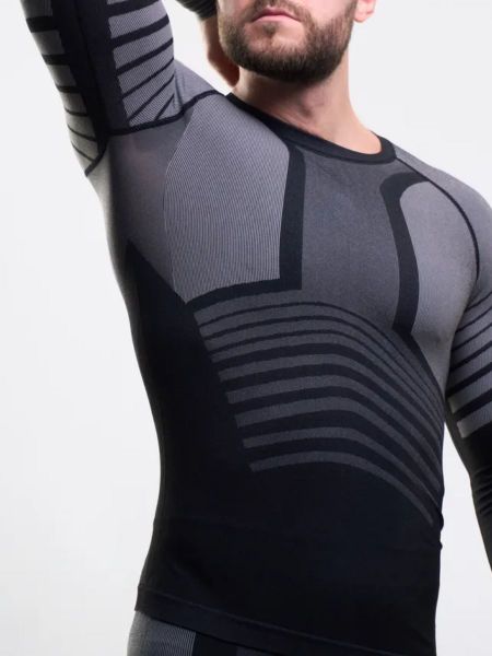 Комплект термобелья X-LINE (sport) мужской черный с серым NEW в Владимире