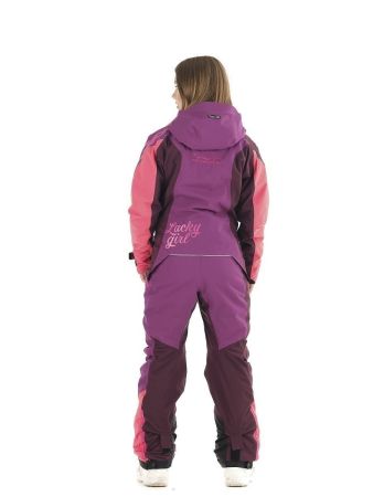 Комбинезон сноубордический Dragonfly Premium Woman Purple&Brown в Владимире