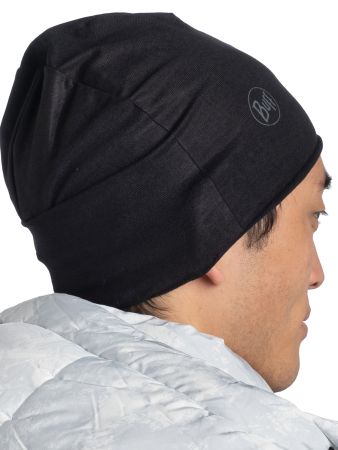 Шапка Buff Polar&Ecostretch Solid Black в Владимире