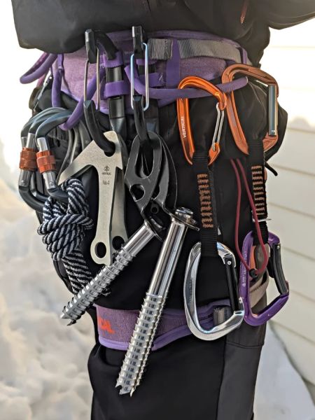  Карабин Вертикаль развесочный Краб черный в Владимире  