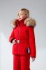 Куртка горнолыжная Poivre Blanc с иск.мехом W21-1003-JRGL/A красный в Владимире