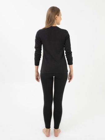 купить Фуфайка женская "Аляска Н" (шерсть, черный, реглан)