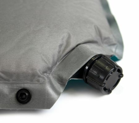 Коврик Следопыт самонадувающийся 188x66x5cм стандарт,бирюзовый/серый