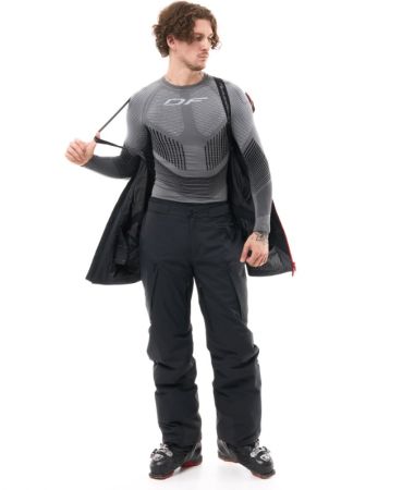 Куртка горнолыжная Dragonfly утепленная Gravity Man Black-Red в Владимире