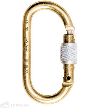  Карабины Ринг сталь овал (keylock) 3000 (10шт) в Владимире  