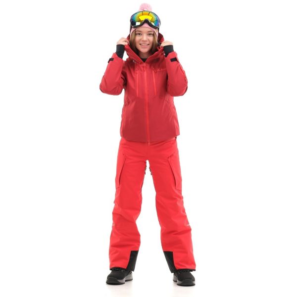 Брюки горнолыжные Dragonfly Gravity Premium Woman Red Fluo в Владимире