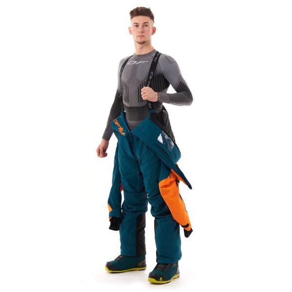 Комбинезон сноубордический Dragonfly Gravity Premium MAN Dark Ocean-Orange 2023 в Владимире