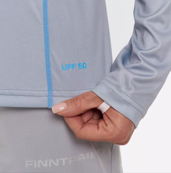 Лонгслив Finntrail женский Venus Hood W 6621 LightBlue в Владимире