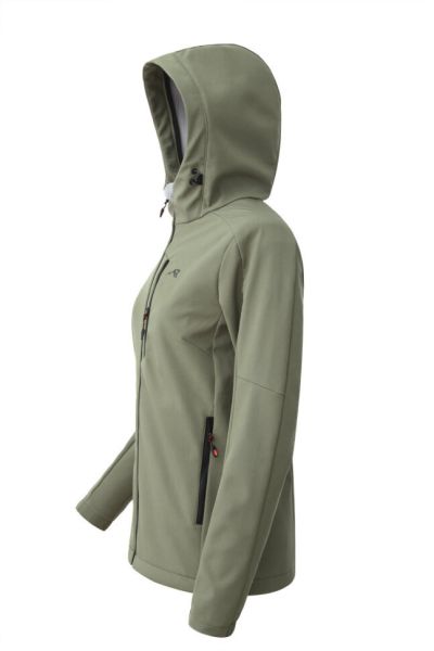 Куртка женская Softshell "Нея" (хаки/серый)